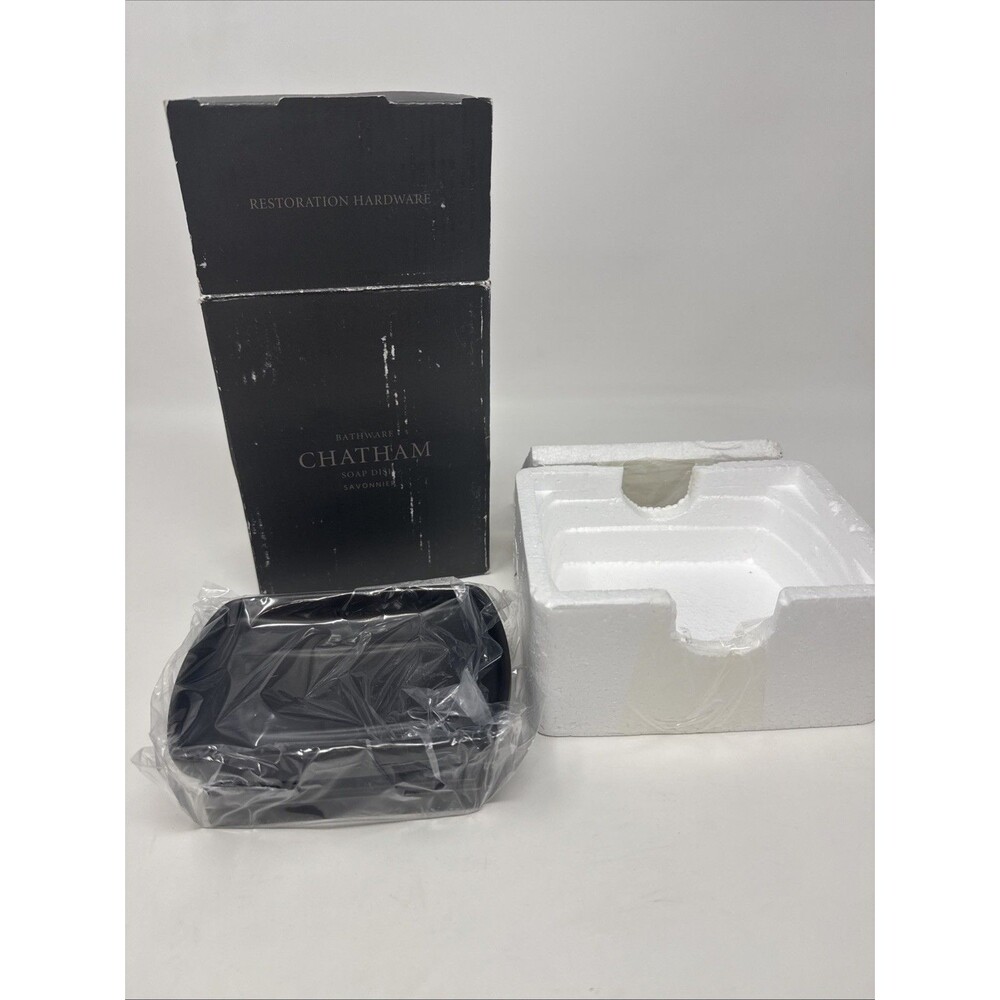 restoration hardware Ribbed Metal Soap Dish